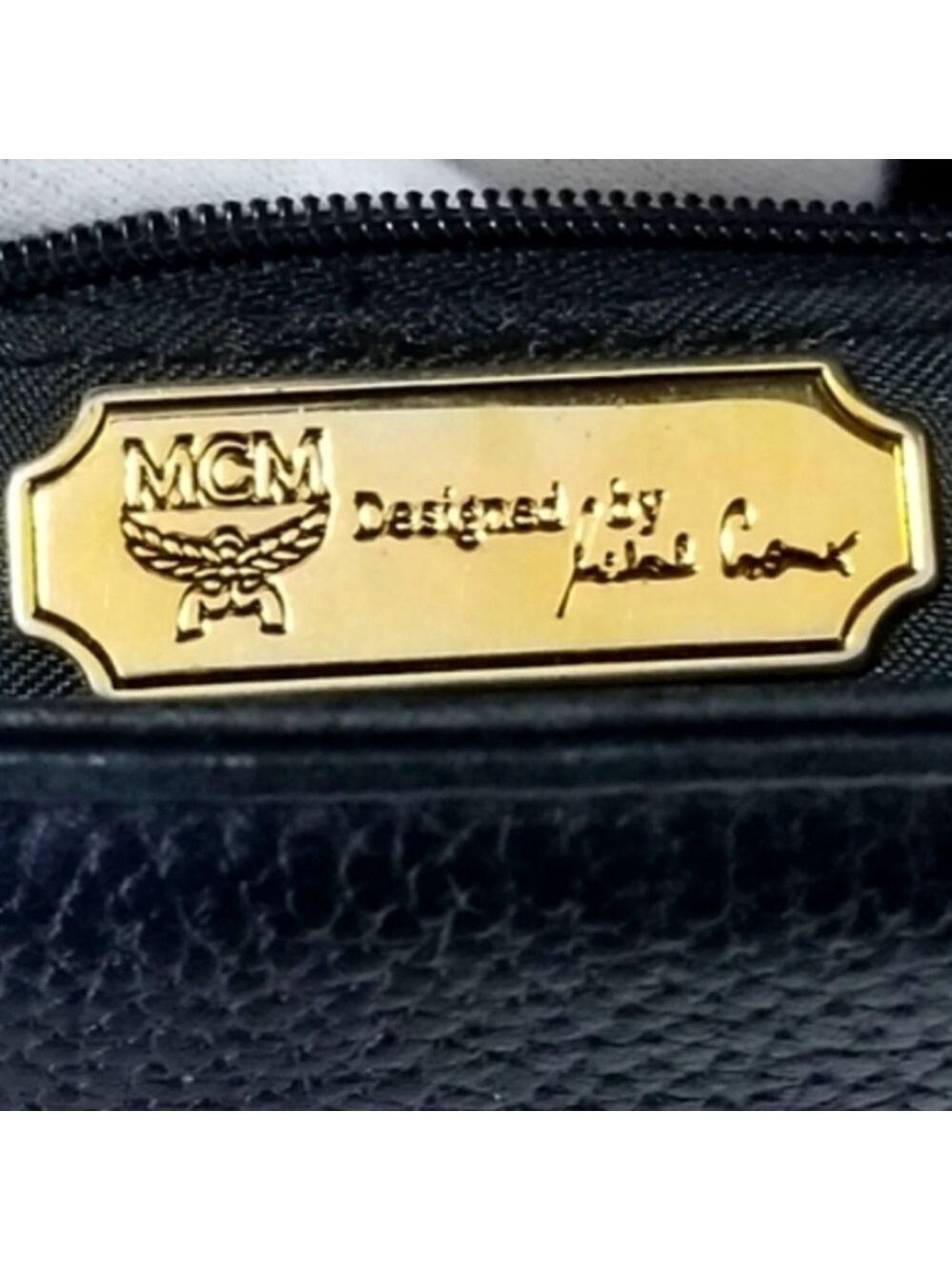 MCM Black Leather Flap Bag with COA - Picture 13 of 14